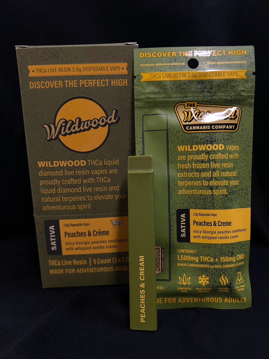 Wildwood THCa Liquid Diamond Live Resin Vapes