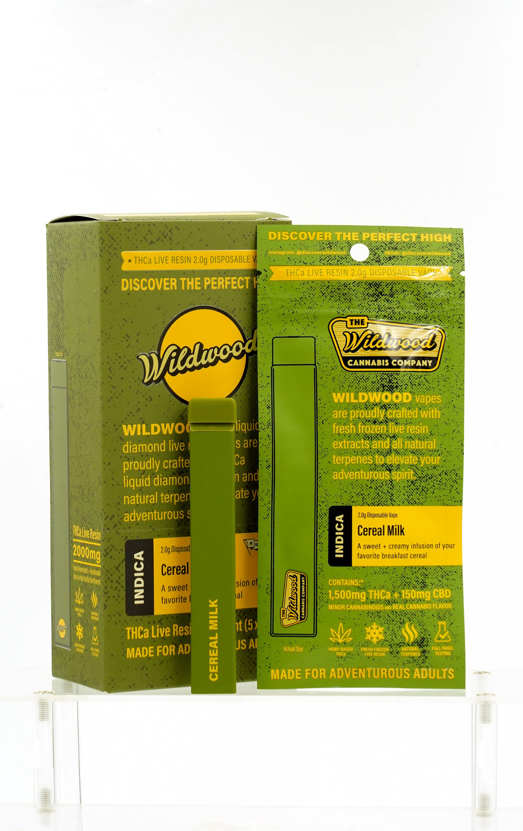 Wildwood THCa Liquid Diamond Live Resin Vapes