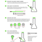 18mm to 14mm Fire Cut Downstem