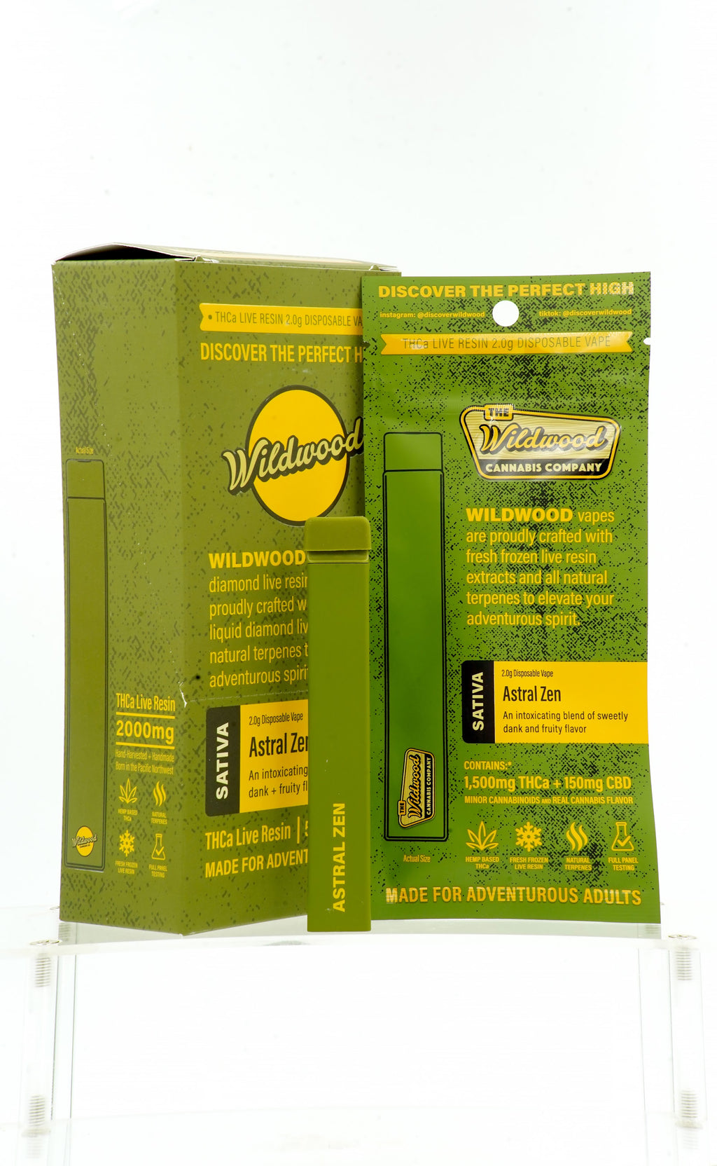 Wildwood THCa Liquid Diamond Live Resin Vapes