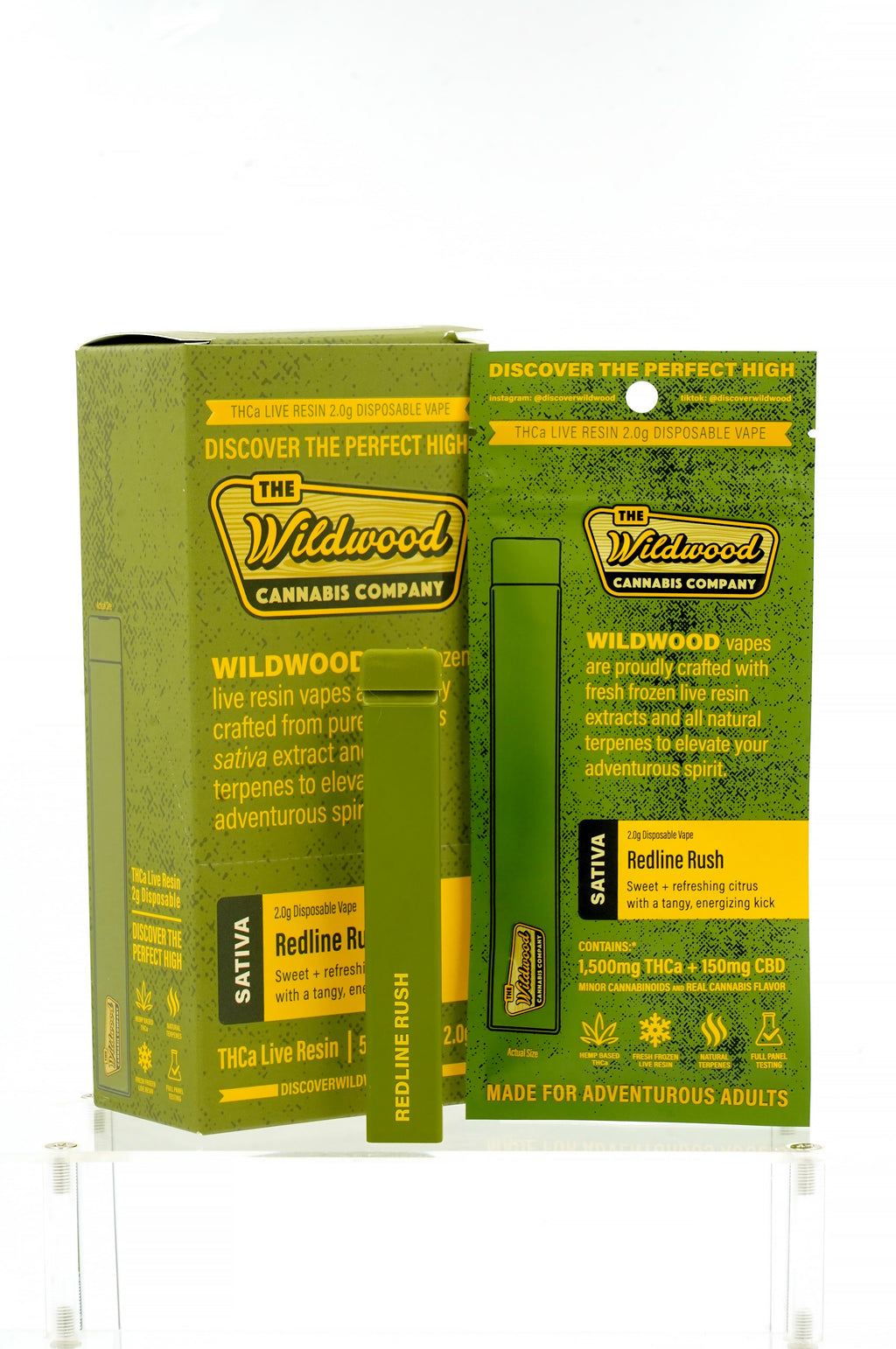 Wildwood THCa Liquid Diamond Live Resin Vapes