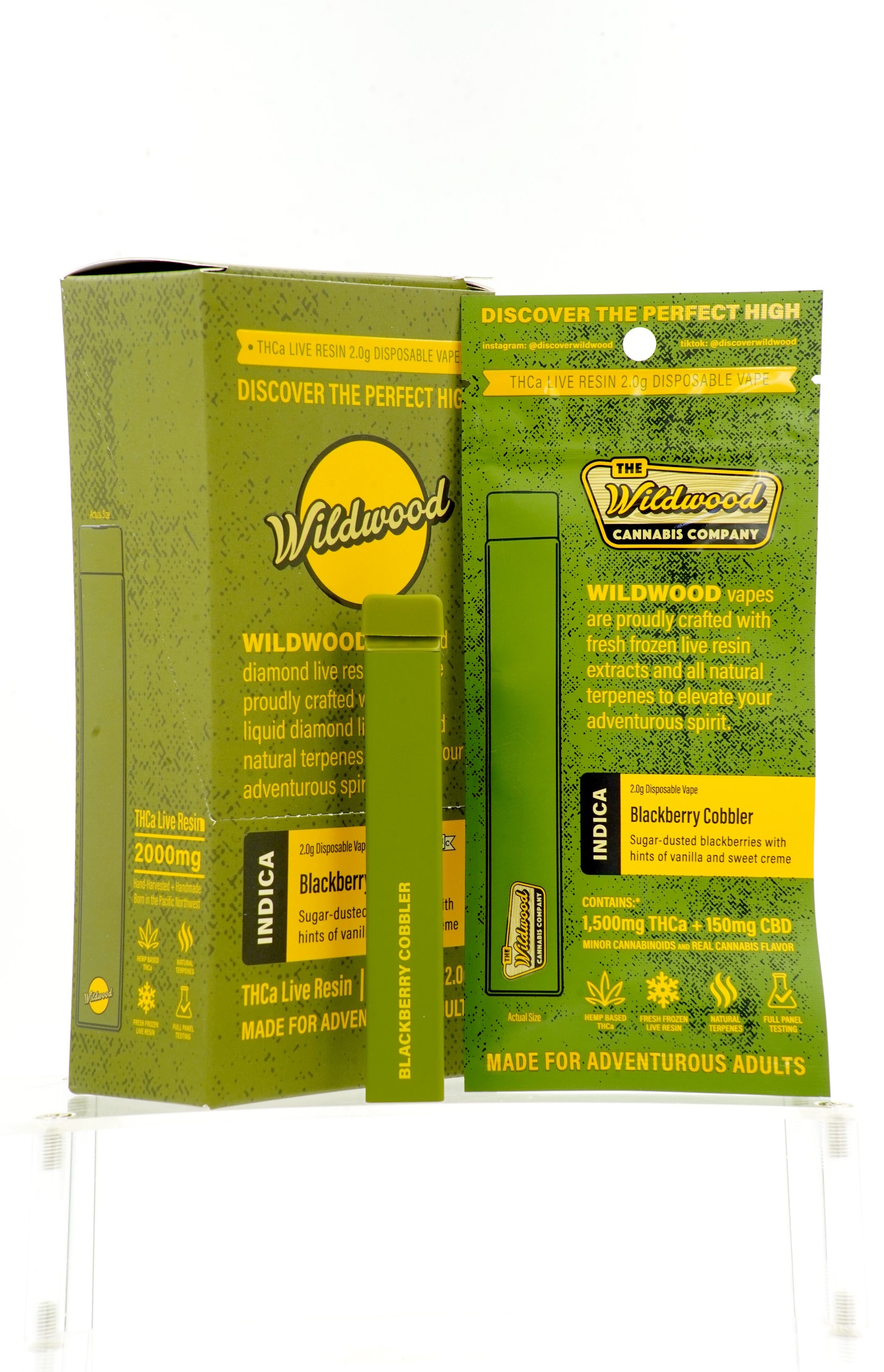 Wildwood THCa Liquid Diamond Live Resin Vapes
