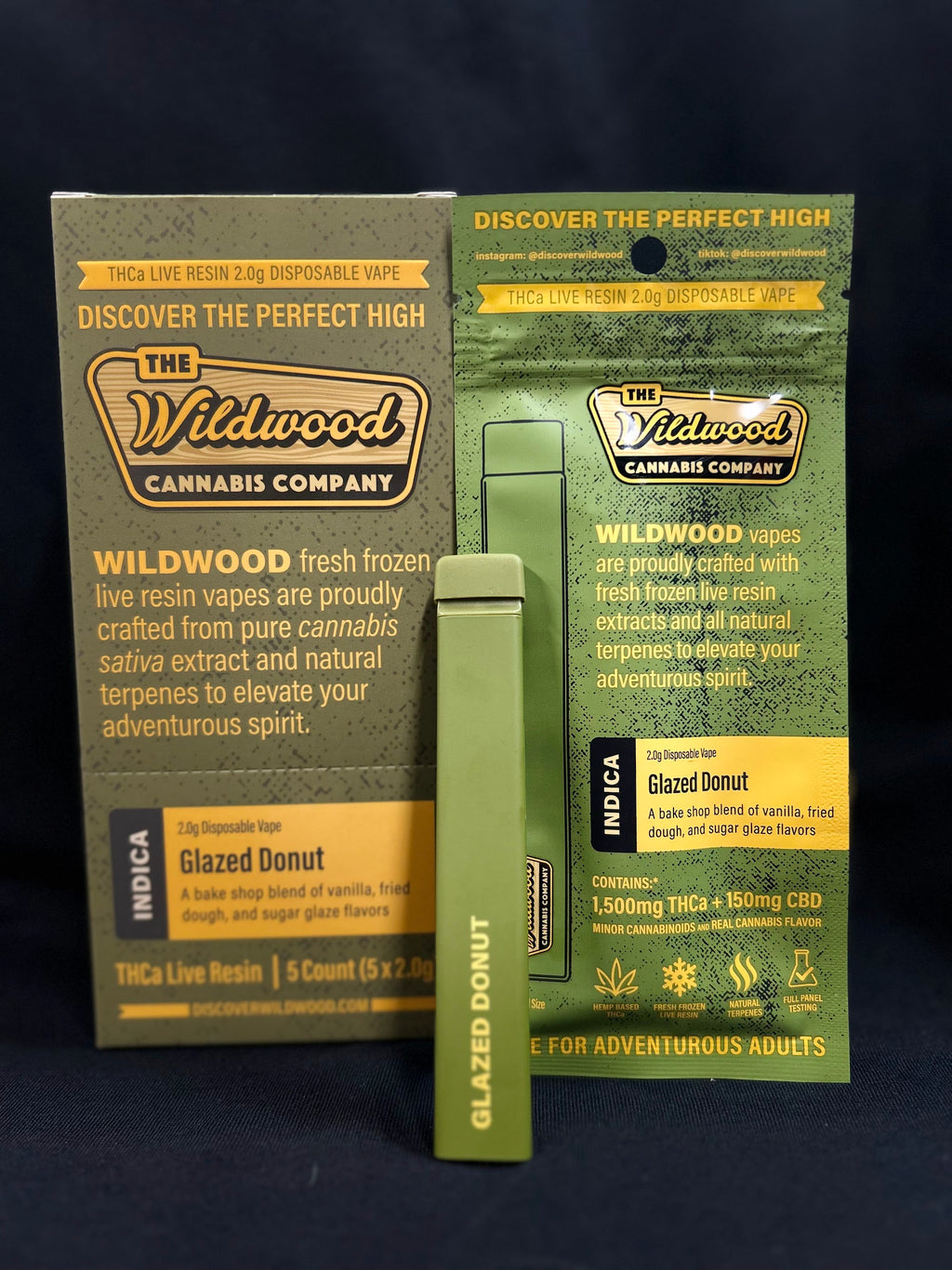 Wildwood THCa Liquid Diamond Live Resin Vapes
