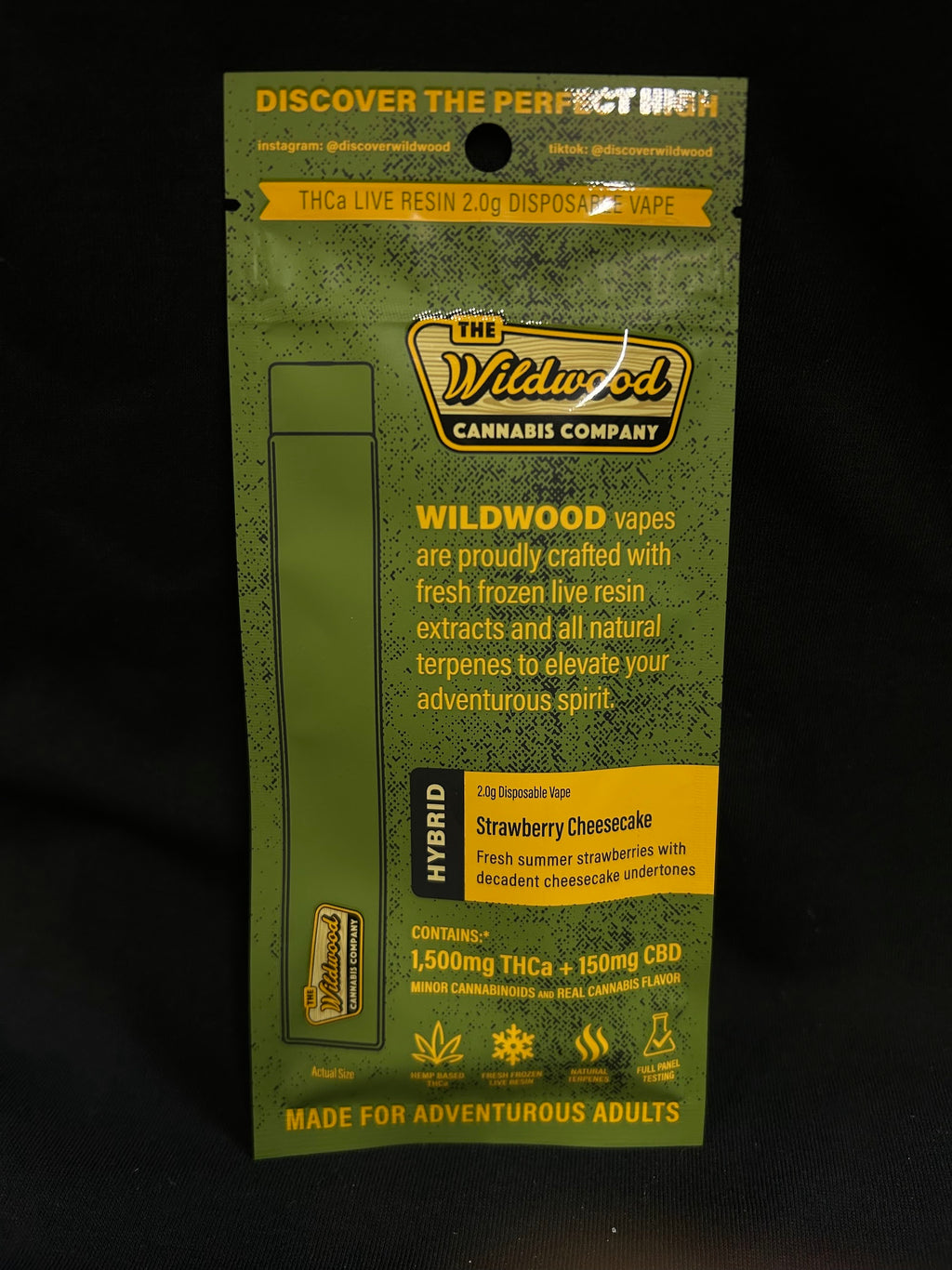 Wildwood THCa Liquid Diamond Live Resin Vapes