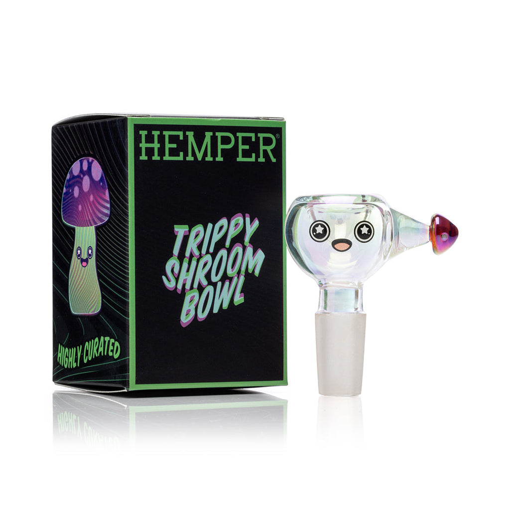 Trippy Shroom Bong Bowl 14mm