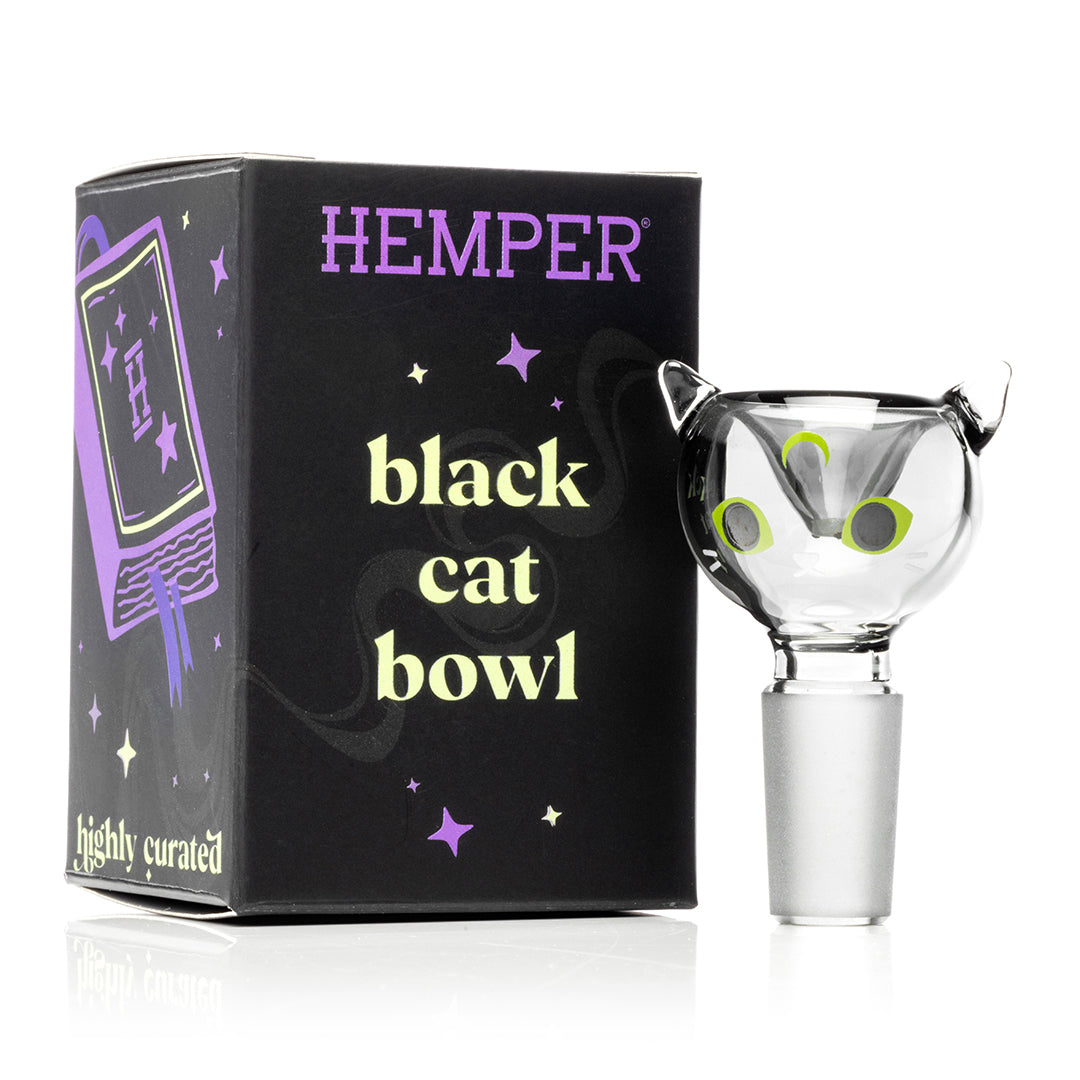 Black Cat Bong Bowl 14mm