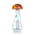 Trippy Mushroom Puffco Peak Glass Bubbler Attachment