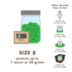 Boveda 62% 2-Way Relative Humidity Control Packs (Size 8)