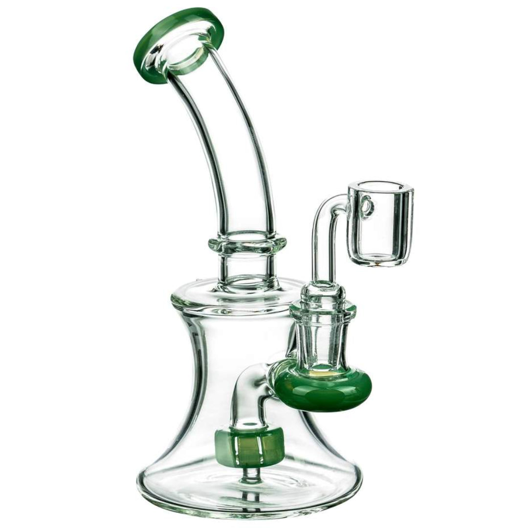CaliConnected 7” Hourglass Dab Rig 🌿🍯