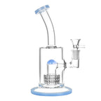 CaliConnected Mega Matrix Perc Bong Light Blue