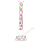 Cirrus Glass Pink Pebble Beaker Bong