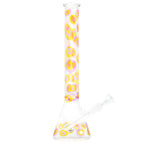 Cirrus Glass Yellow Pebble Beaker Bong