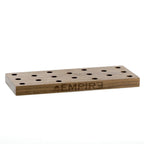 Empire Glassworks Wooden Bowl Display Piece