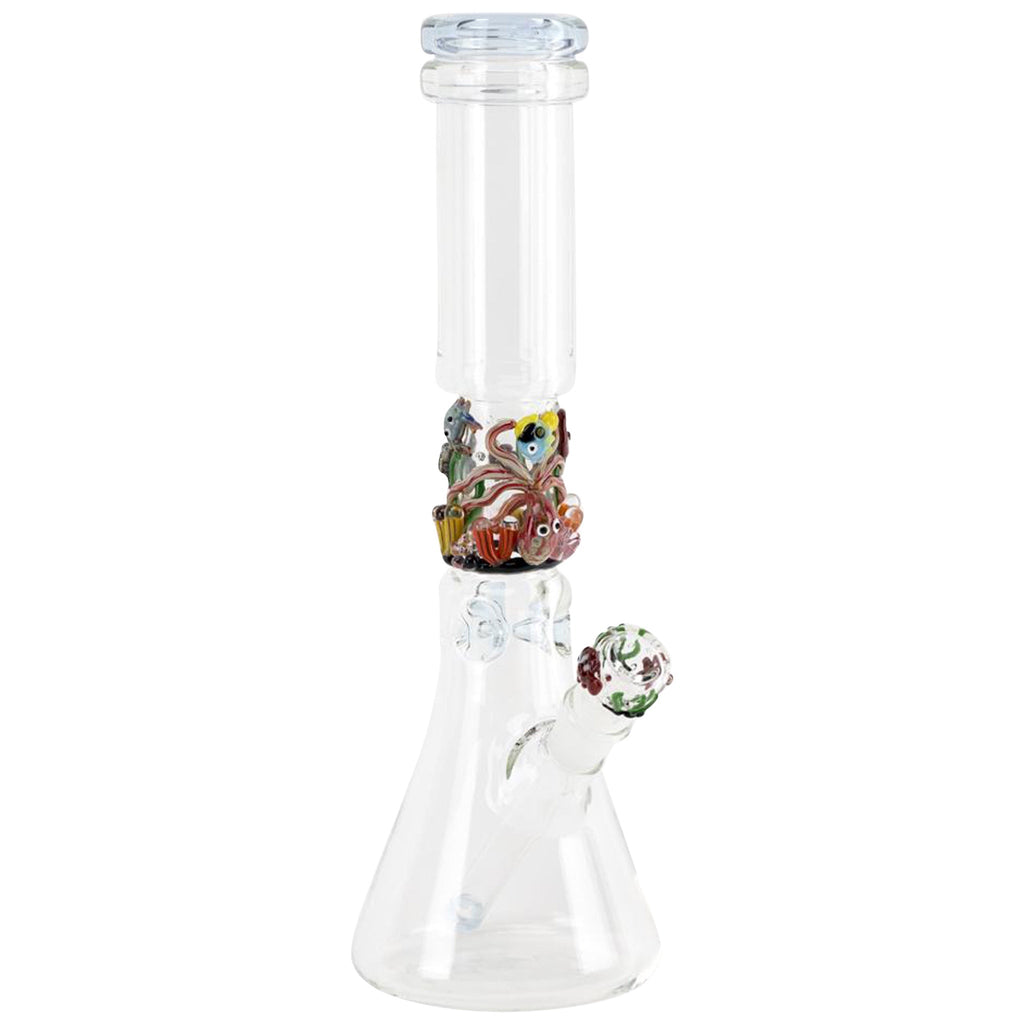 Empire Glassworks 14” Under the Sea Beaker Bong 🐙