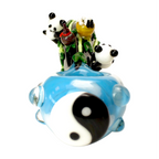 Empire Glassworks “Climbing Pandas” Hand Pipe 🐼