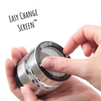 Kannastor 2.5” Jar Body 4-Piece Grinder