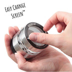Kannastor 2.5” Solid Top 4-Piece Grinder