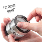 Kannastor 2.2” Solid Top 4-Piece Grinder