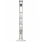LA Pipes 24” 5mm Thick Triple Showerhead Straight Tube Bong