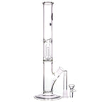 LA Pipes 12” Single Showerhead Perc Straight Tube Bong
