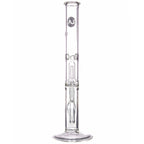 LA Pipes 12” Single Showerhead Perc Straight Tube Bong