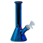 LA Pipes 8” Iridescent Glass Beaker Bong