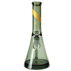 a bottle of wine with a glass stopper