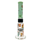 Prism Pipes Flower Power Honeycomb Perc Straight Tube Bong