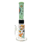 Prism Pipes Flower Power Honeycomb Perc Straight Tube Bong