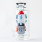 Puffco Peak Glass Rocket Ship Attachment Side