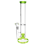 Pulsar Showerhead Perc Straight Tube Bong Green