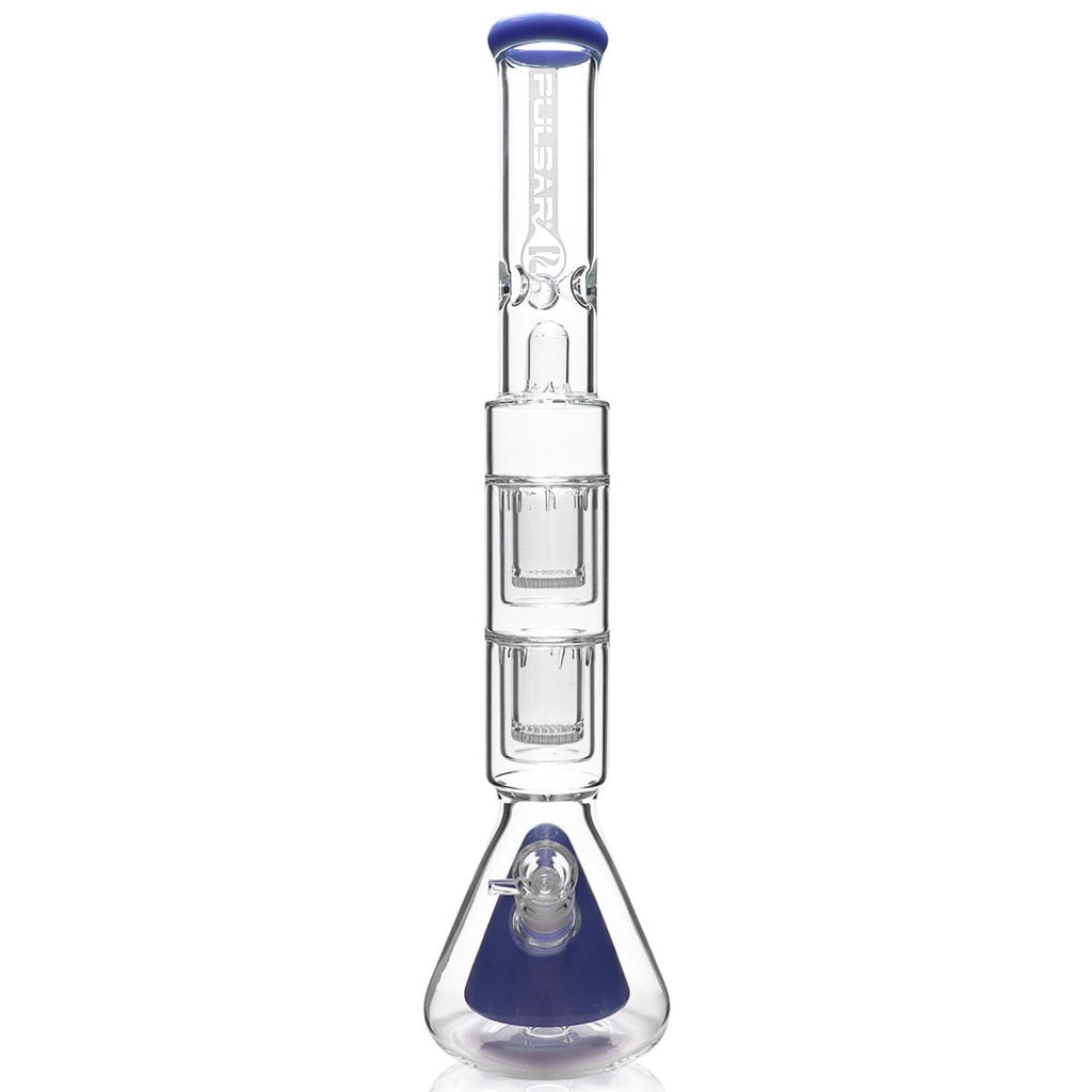 Pulsar 21.5” Quad Perc Beaker Bong