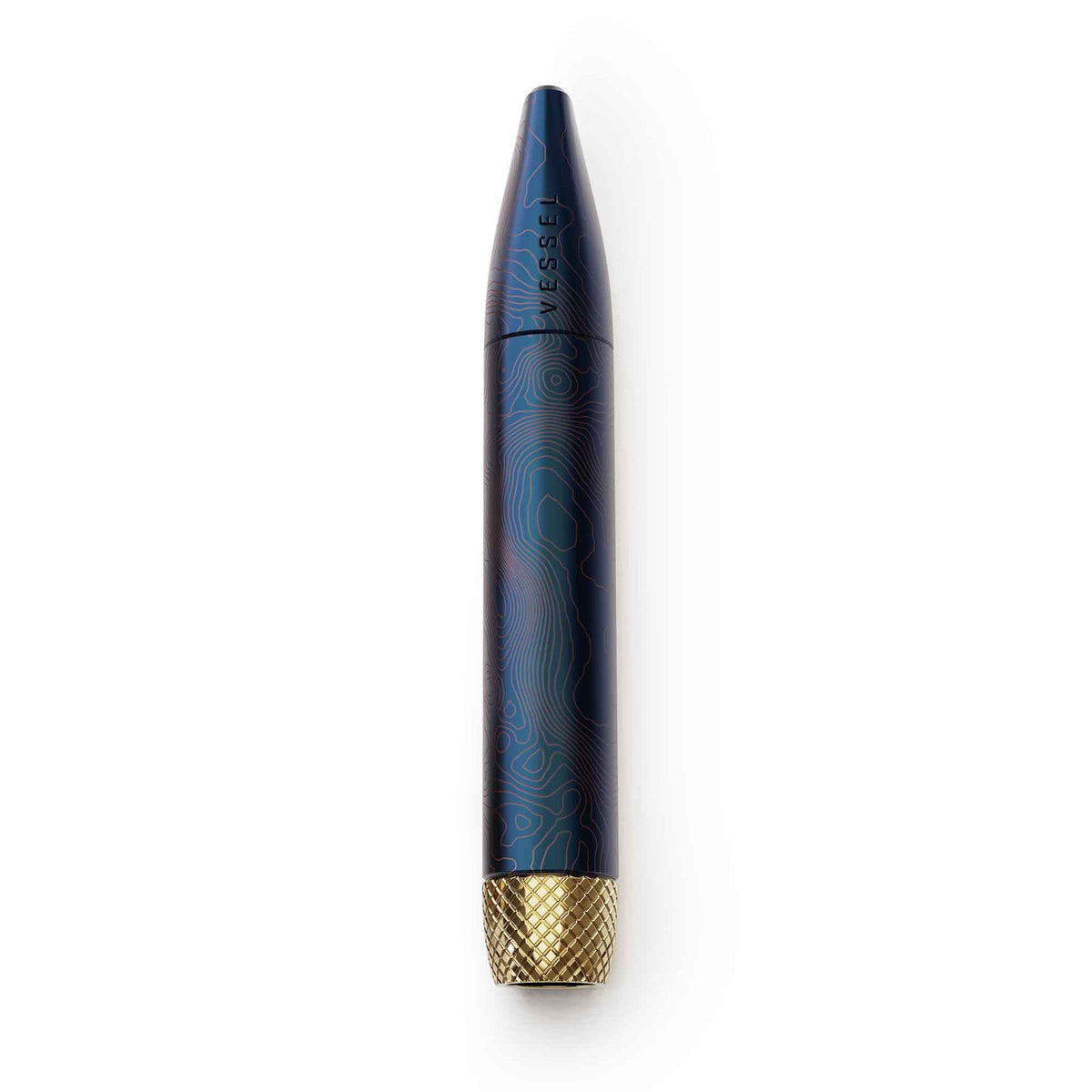 Vessel 3.5” Helix Metal One-Hitter Pipe