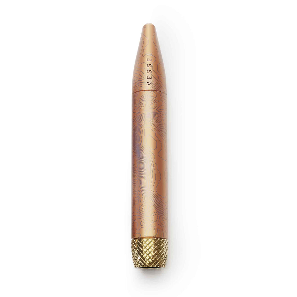 Vessel 3.5” Helix Metal One-Hitter Pipe