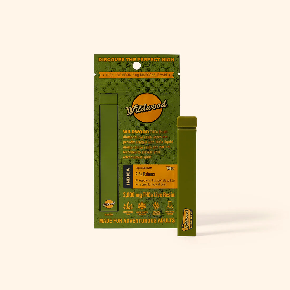 Wildwood THCa Liquid Diamond Live Resin Vapes