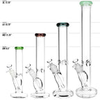 Classic Glass Straight Tube Bongs