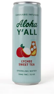 Aloha Y'All THC Drinks - Lychee Sweet Tea