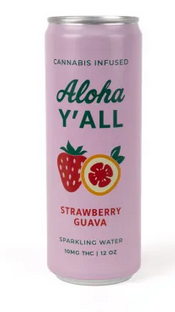 Aloha Y'All THC Drinks - Strawberry Guava