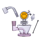 Goody Glass Big Face Mini Dab Rig Kit