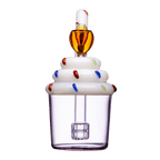 Goody Glass Cupcake Sprinkle Bubbler
