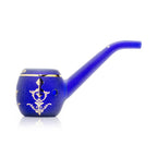 Hemper Jeweled Egg Glass Sherlock Pipe