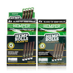 Pre-Rolled Mini Size Glass Tipped Hemp Rolls | 4PK Display