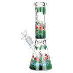 Pulsar Chillin Flamingos Beaker Bong