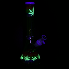 Pulsar Rainbow Pride Glass Beaker Bong