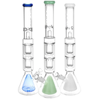 Pulsar 21.5” Quad Perc Beaker Bong – Colors Vary