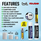 Smyle Labs Lip Balm Vaporizer - 510 Vape Battery