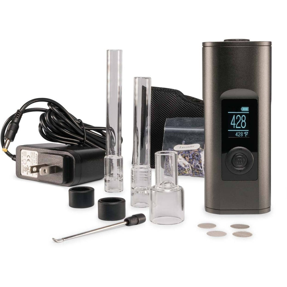 an electronic device with a display of the time
