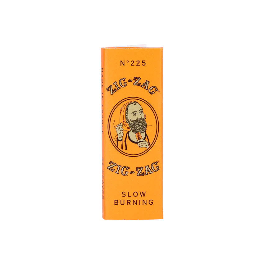 Zig Zag Orange 1.25” Rolling Papers | 24pc Display